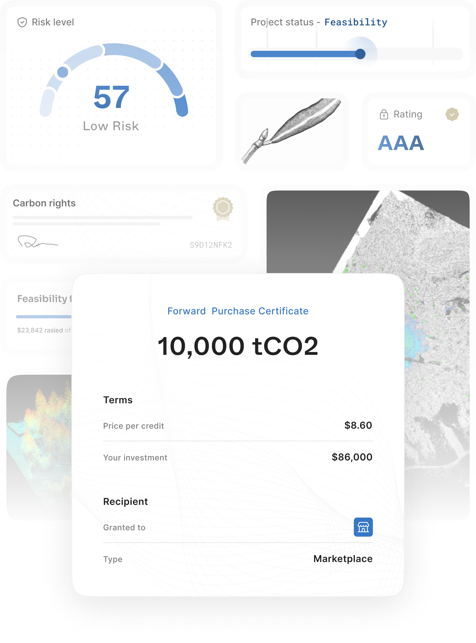 Market players data illustration